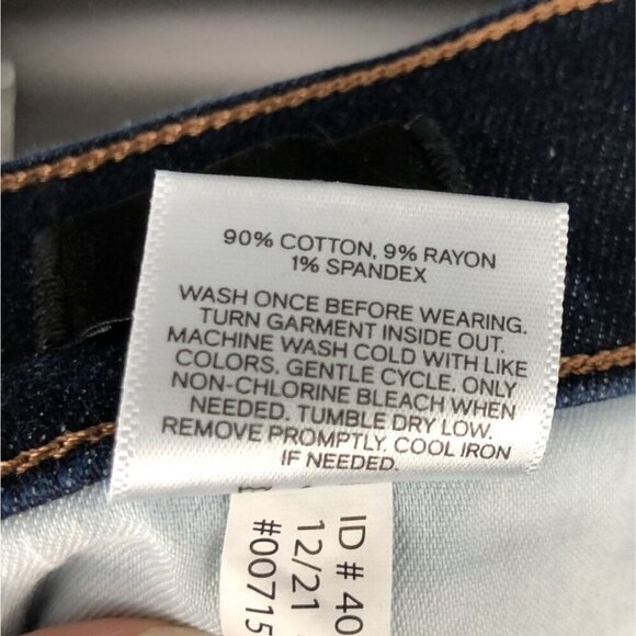 Express Women's 70s Flare Mid Rise Jeans 12R Blue Dark Wash y2k Cotton Blend - Picture 6 of 9